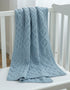 Supersoft Merino Wool Baby Blanket | Blue Sail