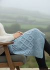 Supersoft Merino Wool Knee Blanket | Blue Sail