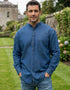 Civilian Irish Grandfather Shirt | Denim
