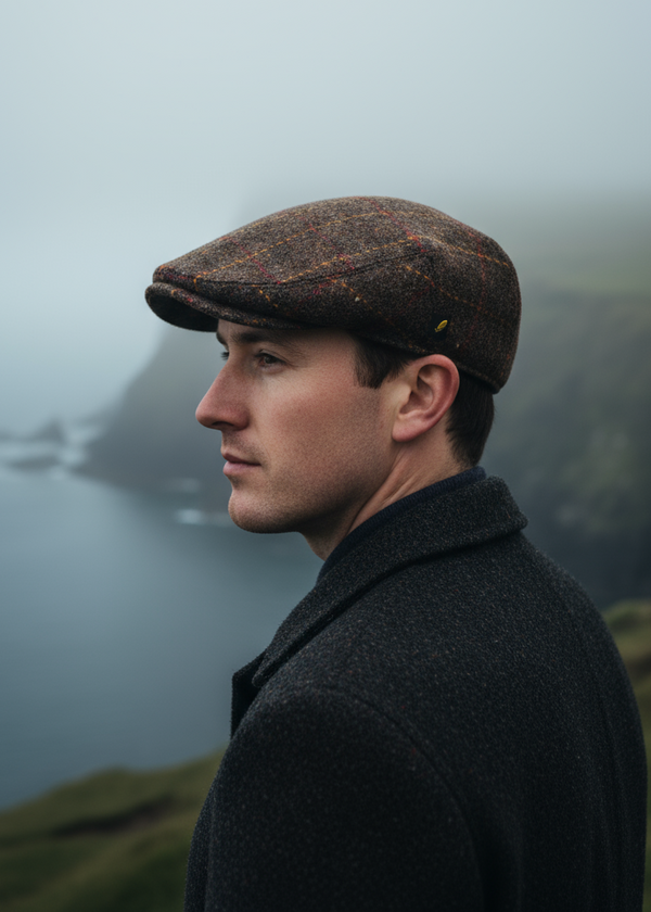 The Dubliner Cap | Brown Check