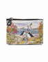 Tinnakeenly Leather Zip Purse - Puffins