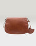 Luxury Irish Leather Saddle Bag - Tan