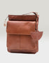 Luxury Irish Leather Sling Bag - Tan