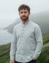 Traditional Irish Grandfather Shirt | Light Blue