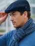 Mucros Trinity Cap | Premium Handwoven Wool Tweed | Charcoal Check