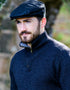 Mucros Black Wax Trinity Cap | Premium Flat Cap