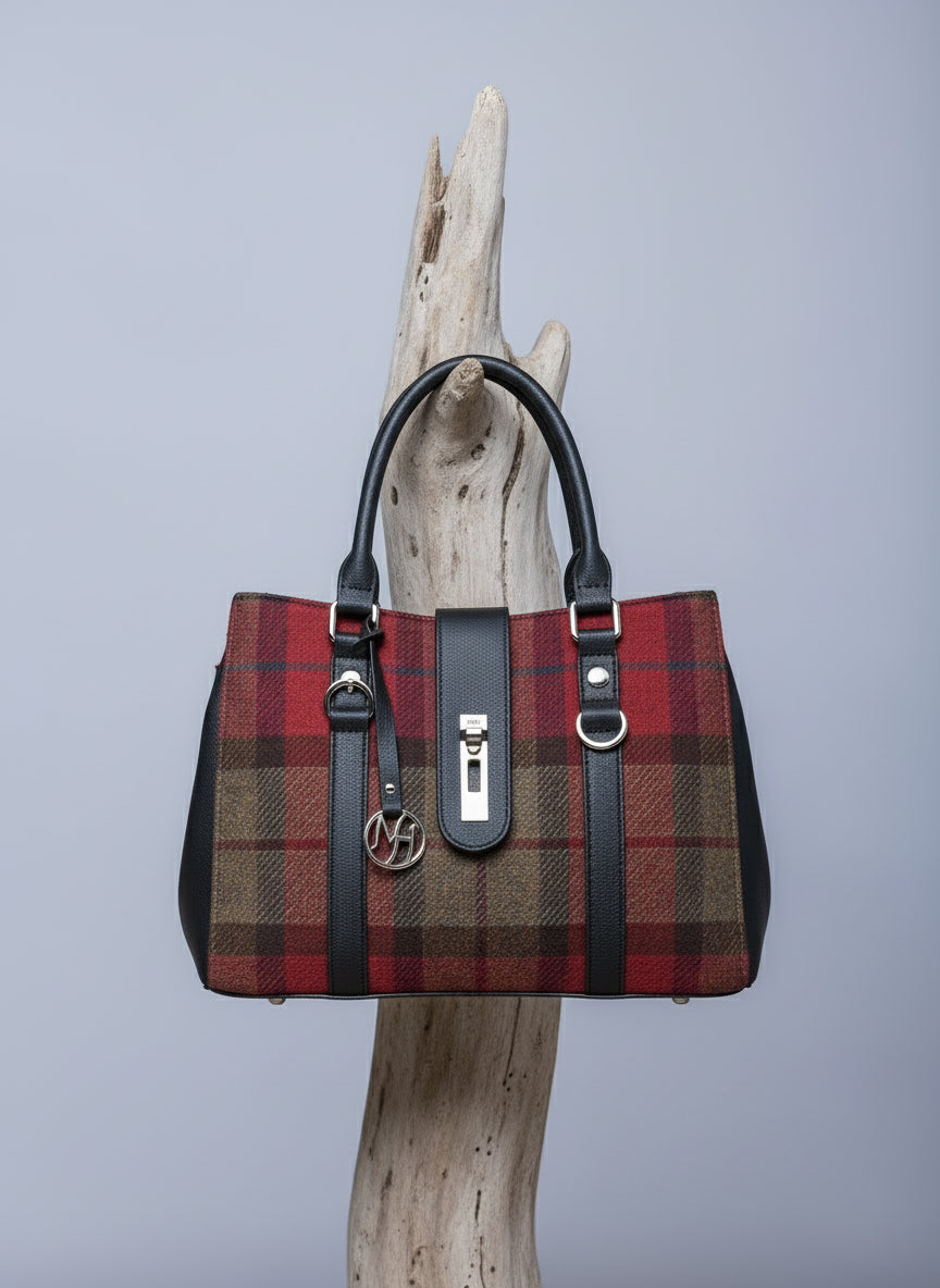 Mucros Jessica Bag | Red Check