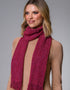 Mucros Skellig Scarf | Berry