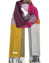 McNutt of Donegal Vegas Stripe Lambswool Scarf | Irish Merino Wool