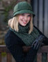 Mucros Flapper Hat | Green