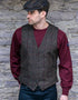 Mucros Tweed Waistcoat | Brown