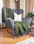 McNutt Tweed Blanket | Meadow Green
