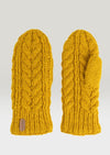 Aran Cable Mittens | Sunflower