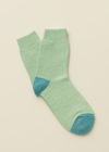 West Of Ireland Merino Socks | Lime