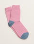West Of Ireland Merino Socks | Pink