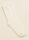 Wild Donegal Cashmere Blend Socks | Natural