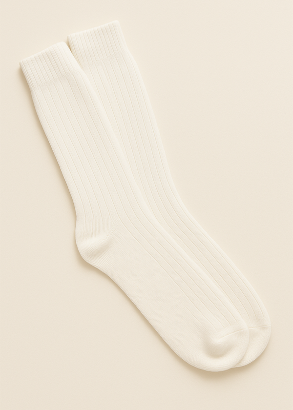 Wild Donegal Cashmere Blend Socks | Natural