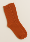 Wild Donegal Cashmere Blend Socks | Orange