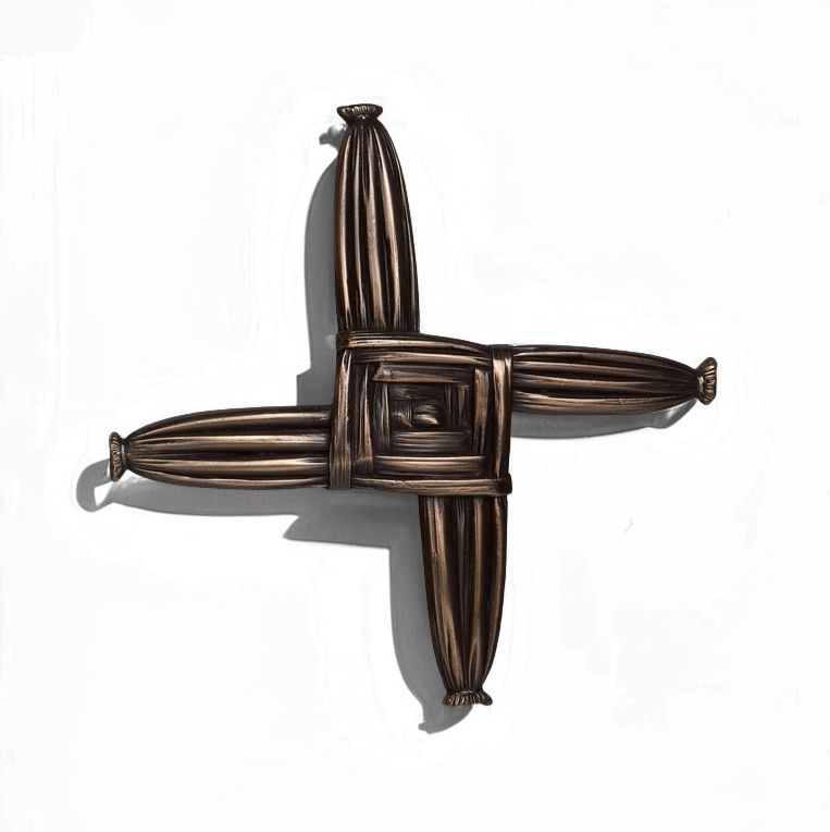 Wild Goose Bronze St. Brigid's Cross