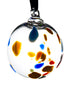 Irish Glass Christmas Wildflower Bauble