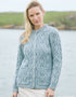 Aran Lace Style Lumber Cardigan | Mermaid