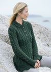 Aran Plated Scallop Jacket | Green