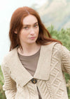 Beltra One Button Aran Cardigan | Parsnip