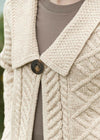 Beltra One Button Aran Cardigan | Parsnip