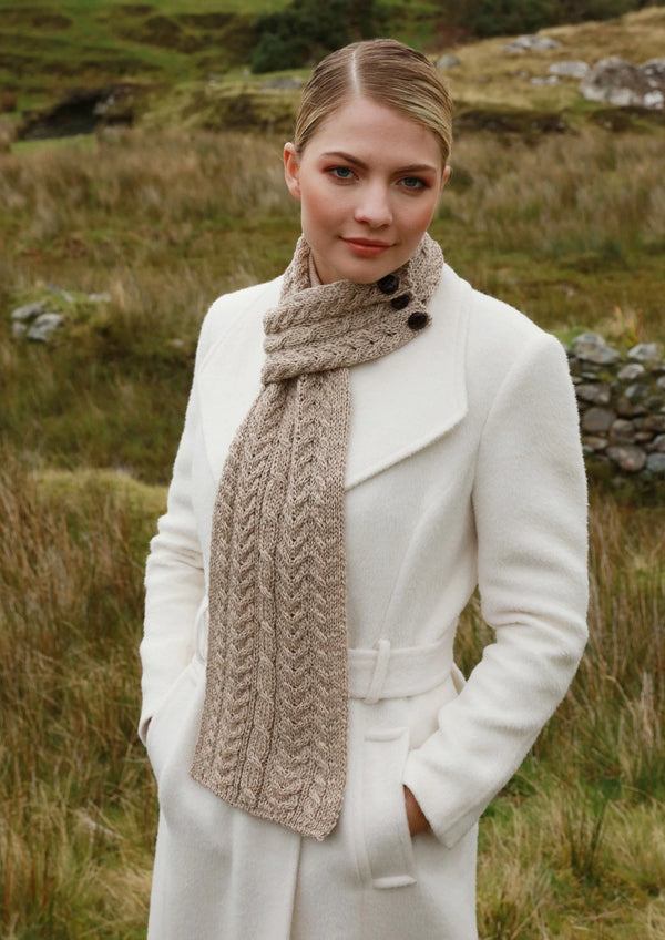 Aran Merino Wool Loop Scarf
