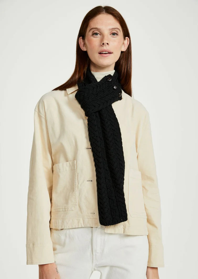 Aran Merino Wool Loop Scarf