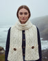 Aran Pocket Scarf | Natural