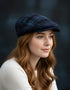 Pure Wool Aran Cap in Sky Blue | Traditional Irish Knit Hat