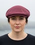 Pure Wool Aran Cap | Plum