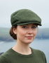 Pure Wool Aran Cap | Green