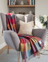 McNutt Urban Block Alpaca Throw | Irish Heritage Blanket