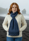 Pull Through Aran Merino Wool Scarf