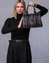 Mucros Jessica Bag | Charcoal Check