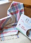John Hanly Baby Blanket | Pink Blue