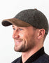 Donegal Tweed Baseball Cap | Charcoal Salt & Pepper | Hatman of Ireland