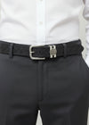 Lee River Leather Tonn Celtic Wave Belt Black