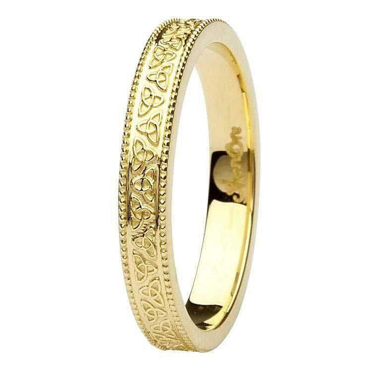 14kt Yellow Gold Ladies Trinity Ring - Clearance *Size 8.5*