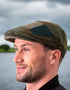 Donegal Tweed Green Patch Cap