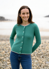 IrelandsEye Killiney Cardigan | Sea Green