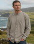 Civilian Men's Grandfather Shirt | Cement