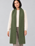 100% Merino Wool Giant Scarf | Green