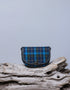 Mucros Erin Bag | Navy Blue Check