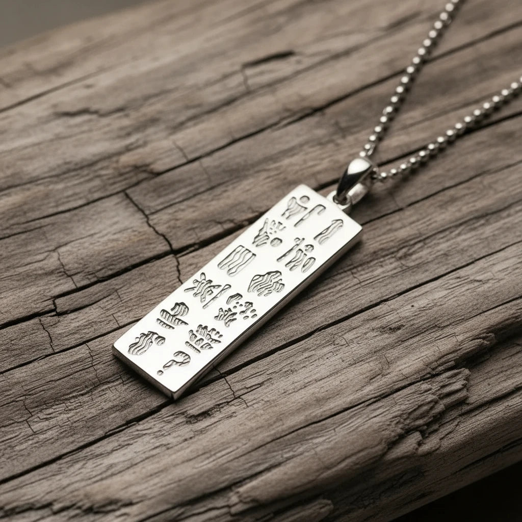 Silver History Of Ireland Ingot Pendant