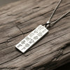 Silver History Of Ireland Ingot Pendant