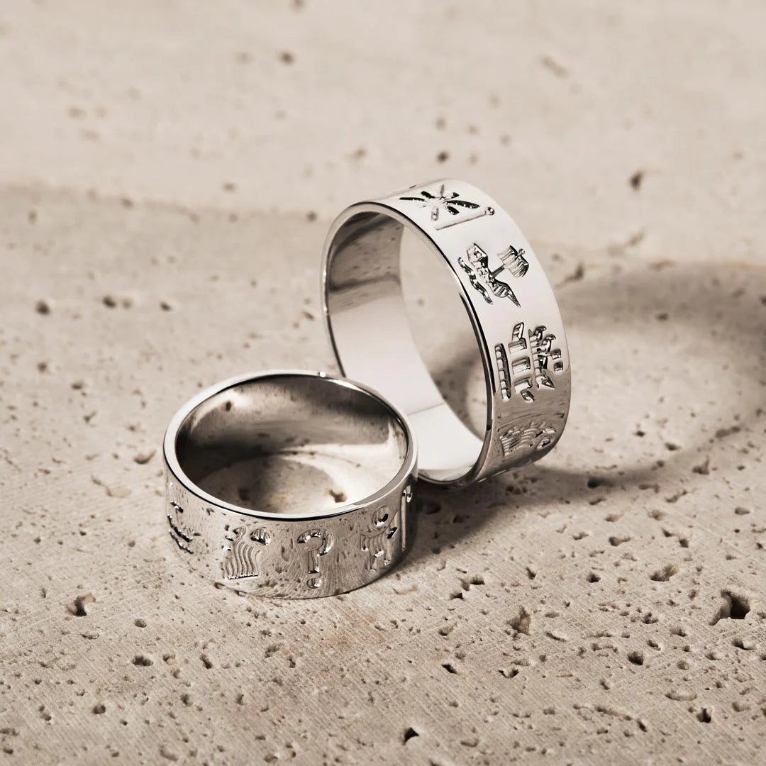 Silver History Of Ireland Ring