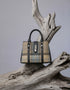 Mucros Jessica Bag | Mustard Blue Stripe
